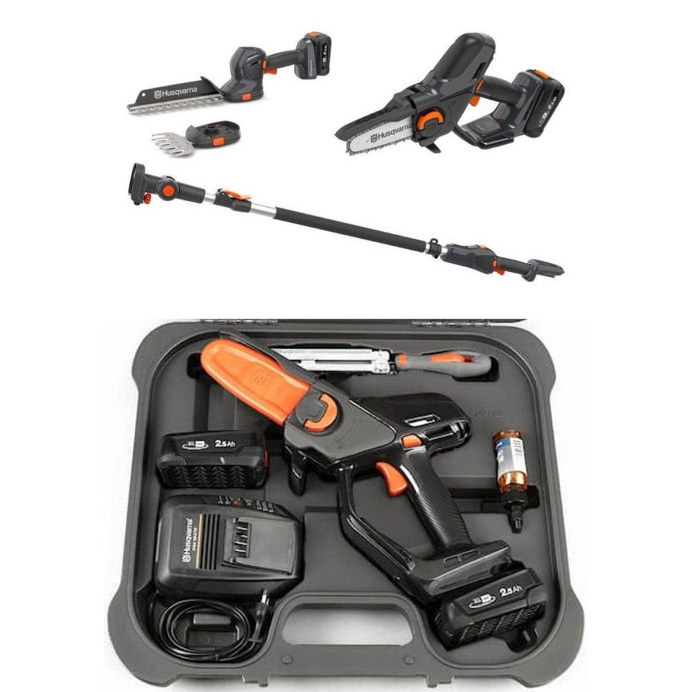 Кущоріз-Траворіз Акумуляторний Husqvarna Aspire S20-P4A + Штанга KIT (АКБ+ЗП) 9707167-04
