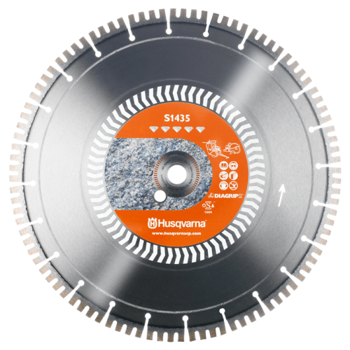 Алмазний Диск Husqvarna S 1435 Diagrip2 (350мм) Камінь, Твердий Бетон 5798115-20