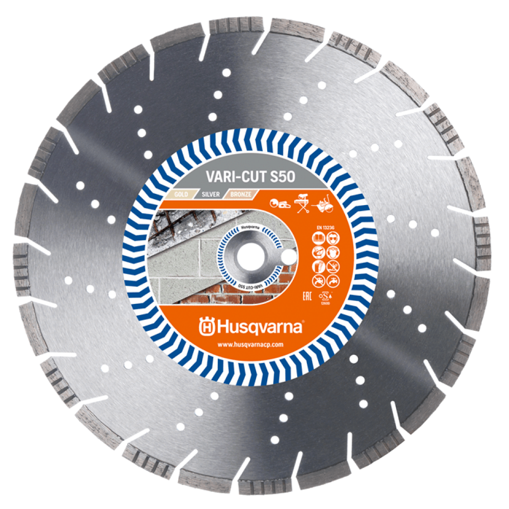 Алмазний Диск Husqvarna VARI-CUT S50 (400мм) Бетон, Цегла, Черепиця 5865955-03