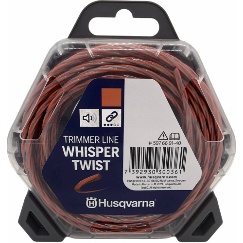 Корд Тримерний Husqvarna Whisper Twist Помаранчевий/Чорний, Блістер (2,7мм*10м) 5976691-30